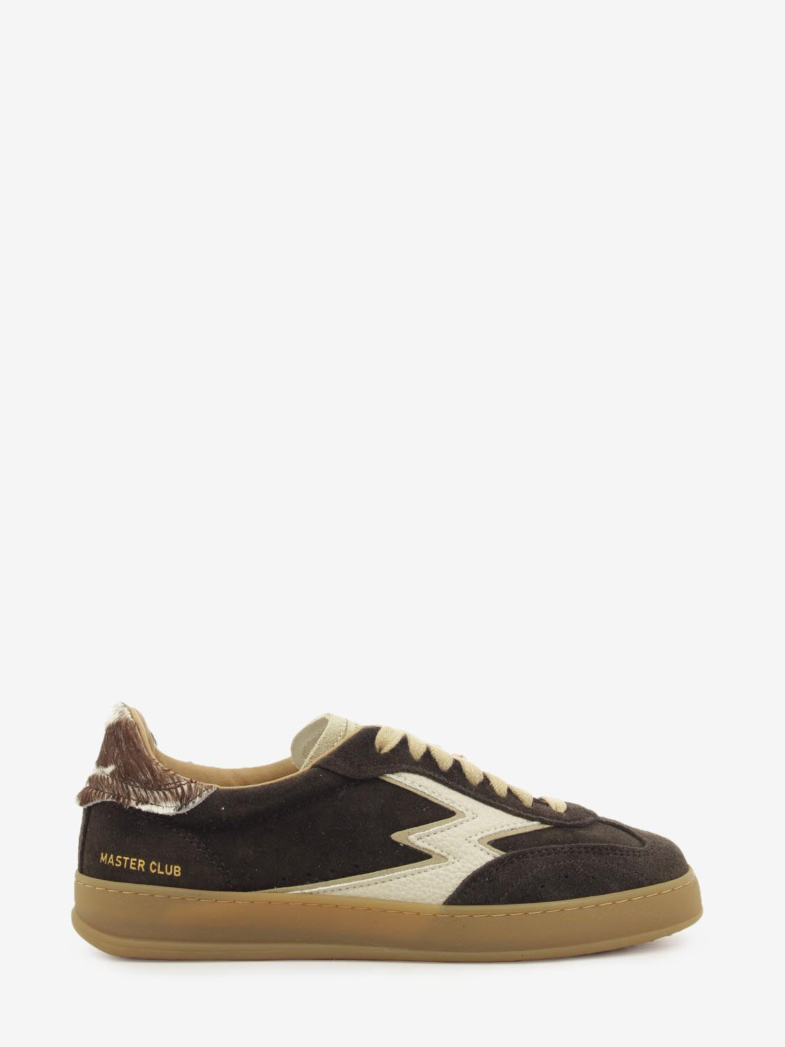 SNEAKER CLUB DARK BROWN/COW CL323