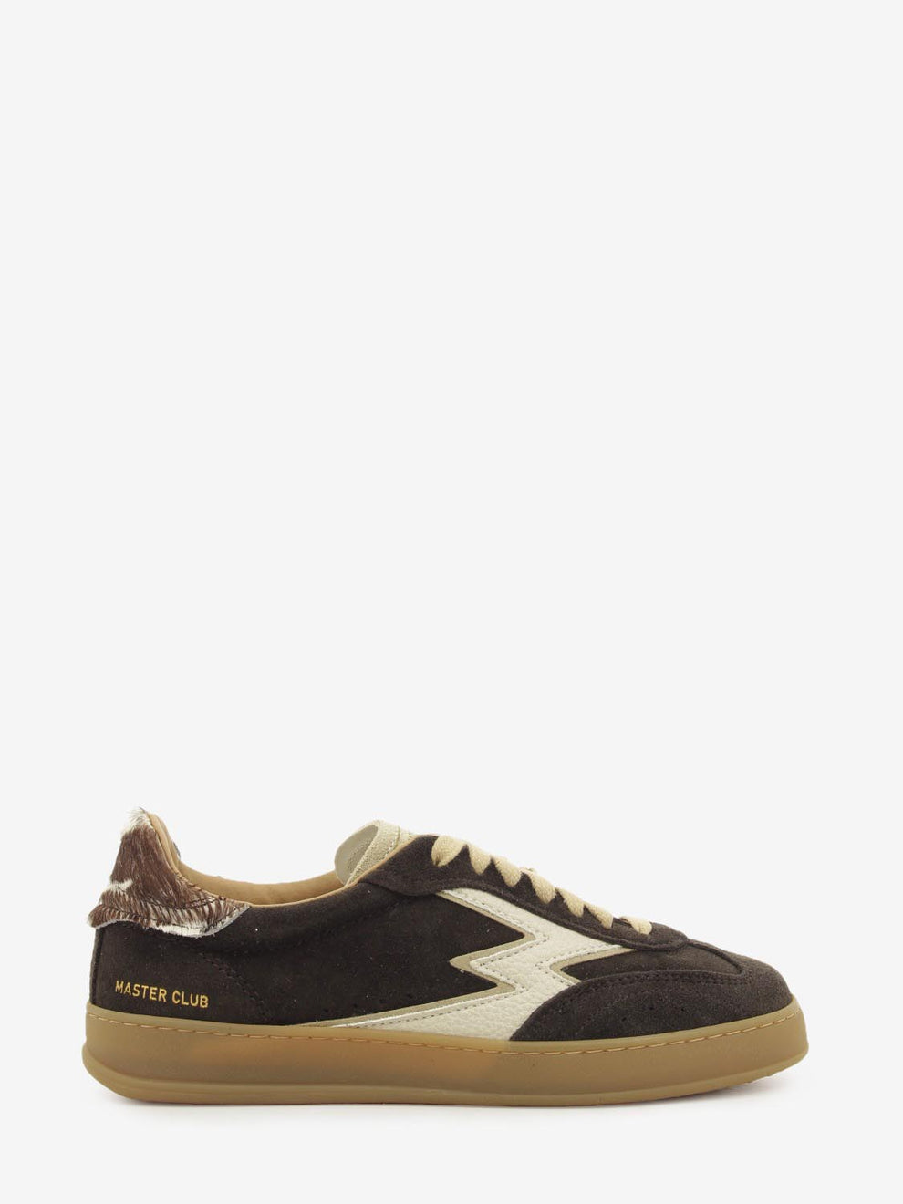 SNEAKER CLUB DARK BROWN/COW CL323