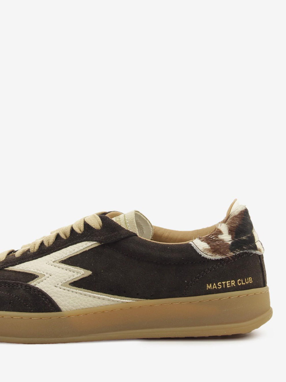 SNEAKER CLUB DARK BROWN/COW CL323