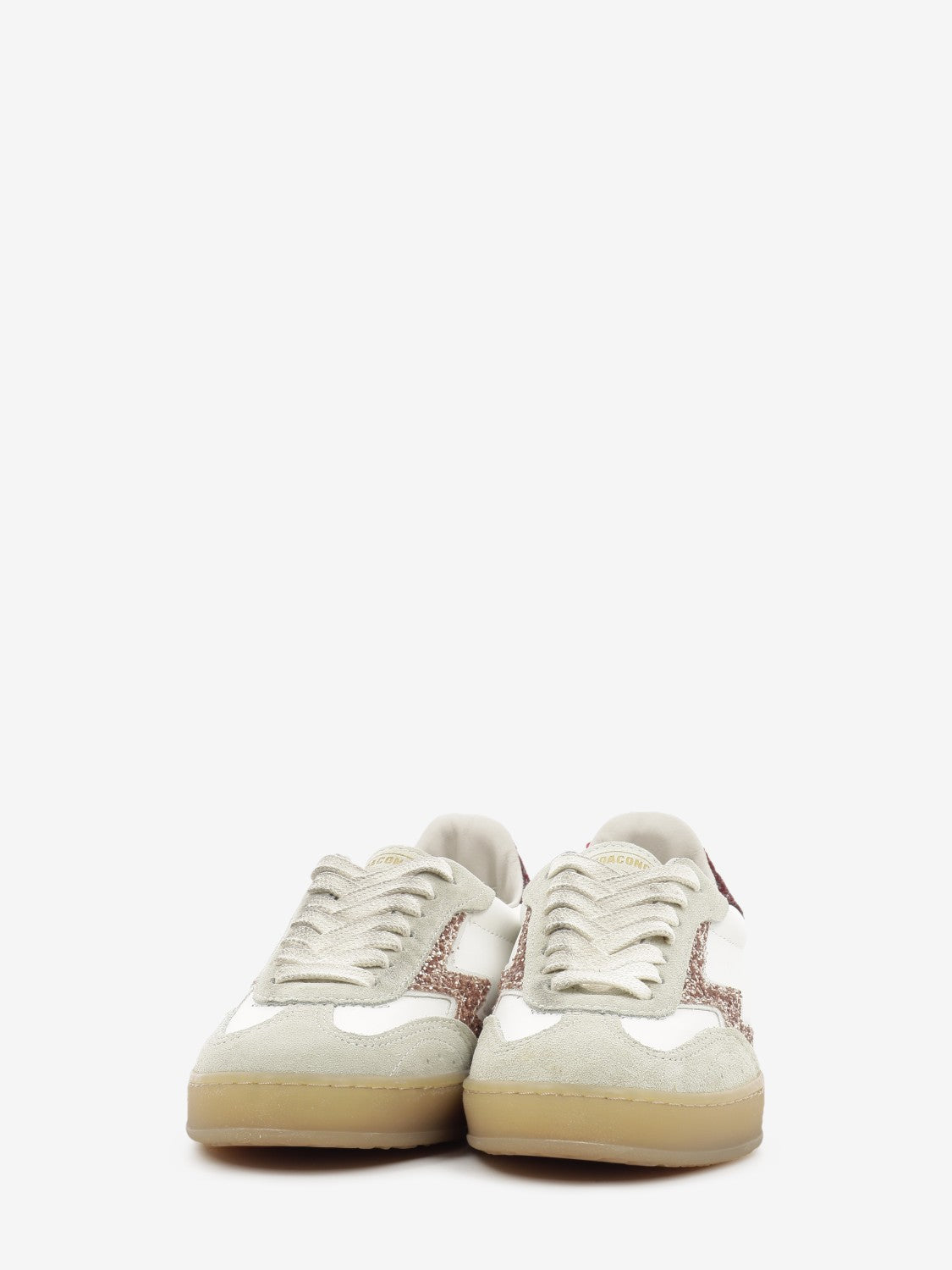 Sneakers Club De Luxe bianche e glitter