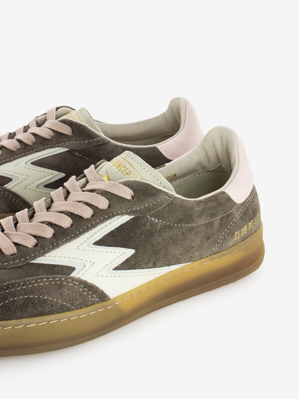 Sneakers Club De Luxe tortora / rosa