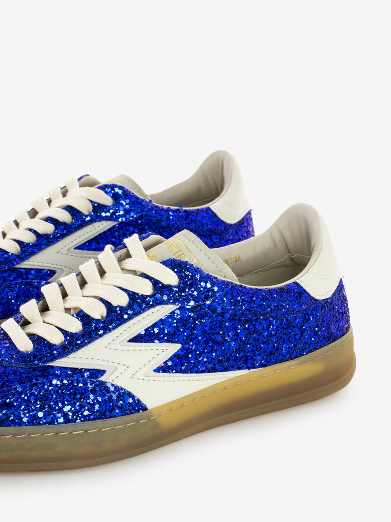 MOACONCEPT - Sneakers club deluxe glitter / blu