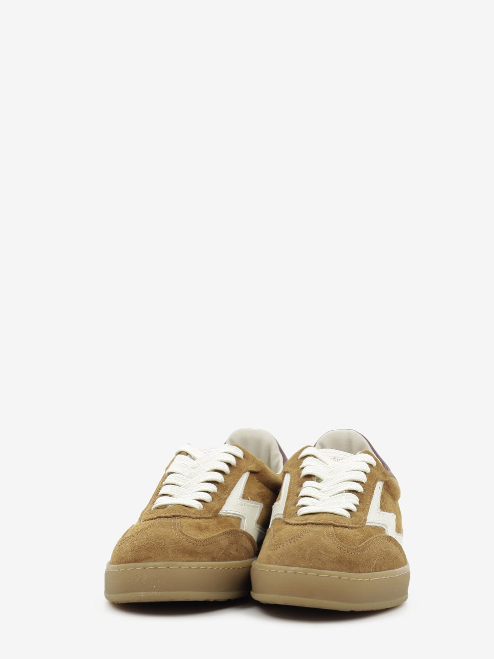 Sneakers Club in suede cognac