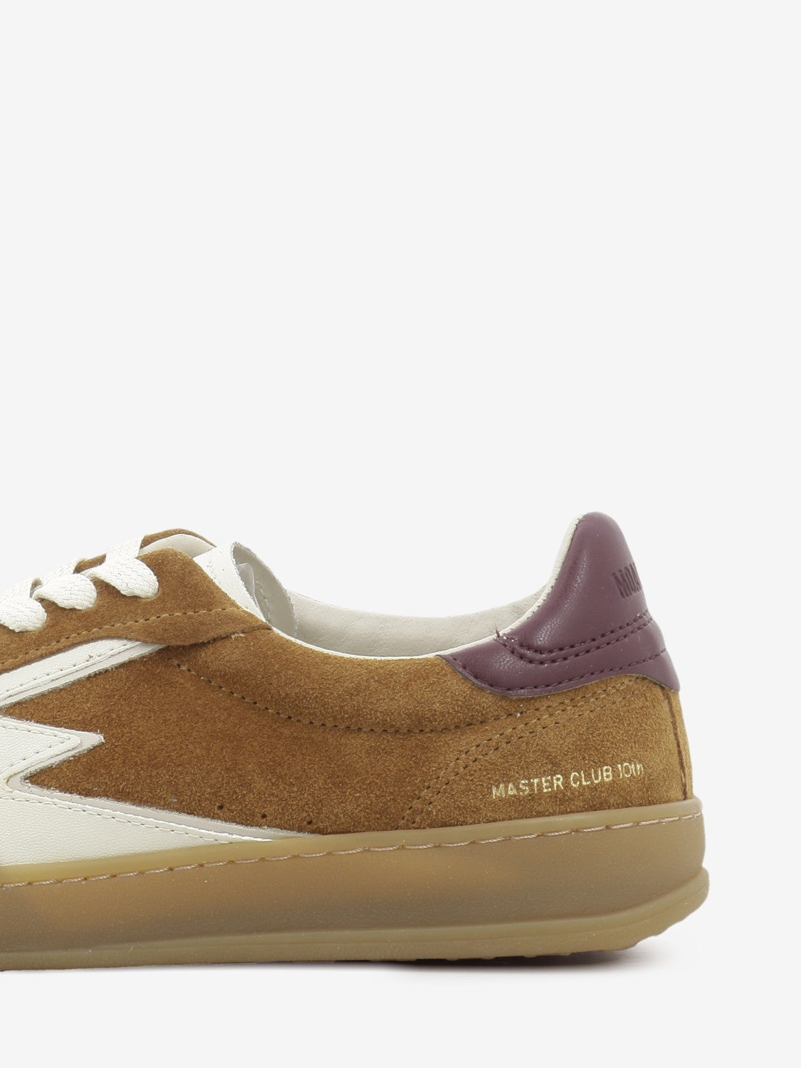 Sneakers Club in suede cognac