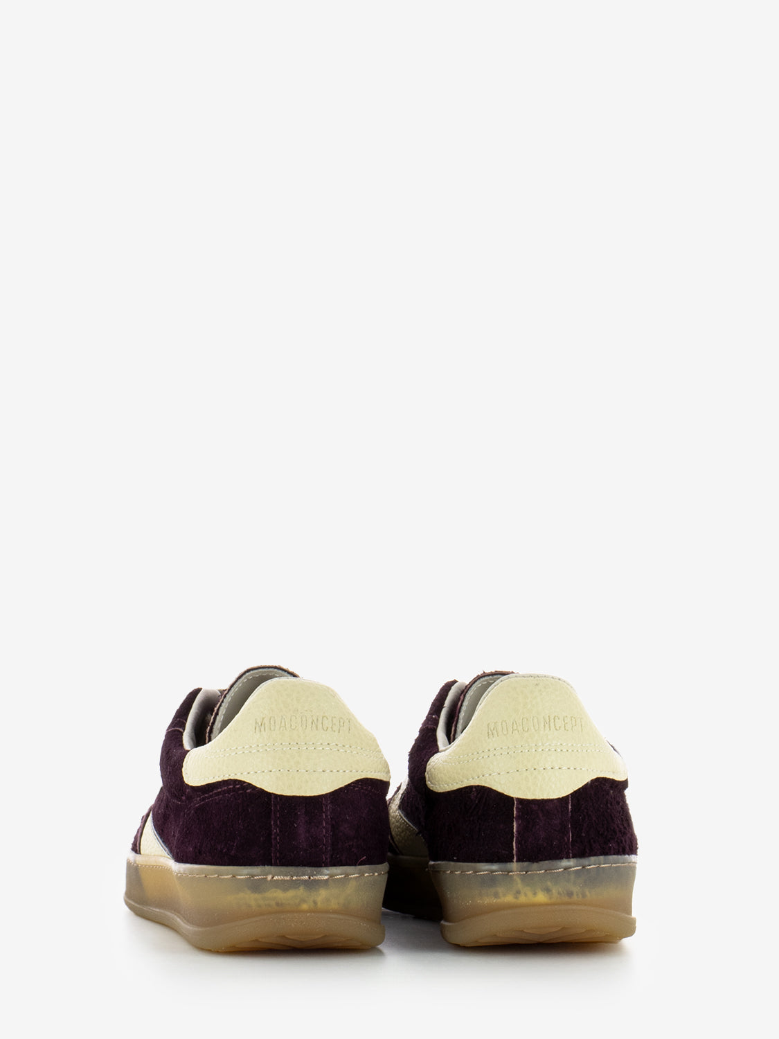 Sneakers Club suede graffiato bordeaux