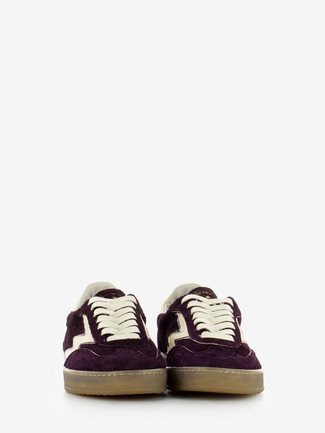 Sneakers Club suede graffiato bordeaux