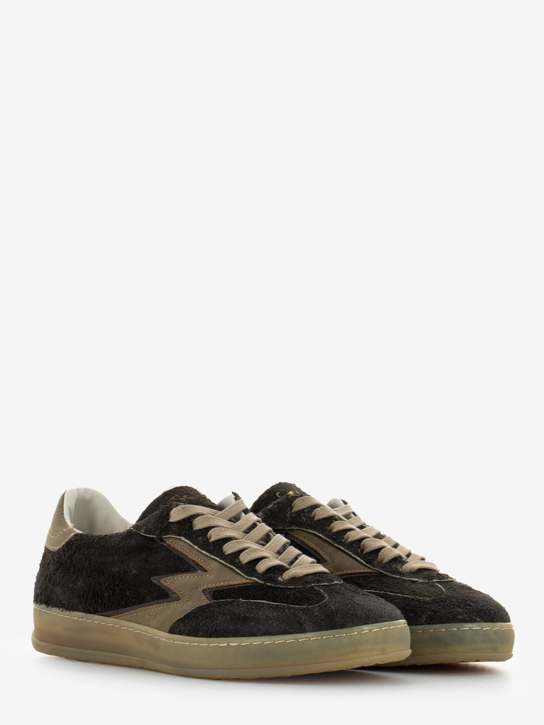 SCRATCHED SUEDE MOKA SNEAKER CL171M_MORO