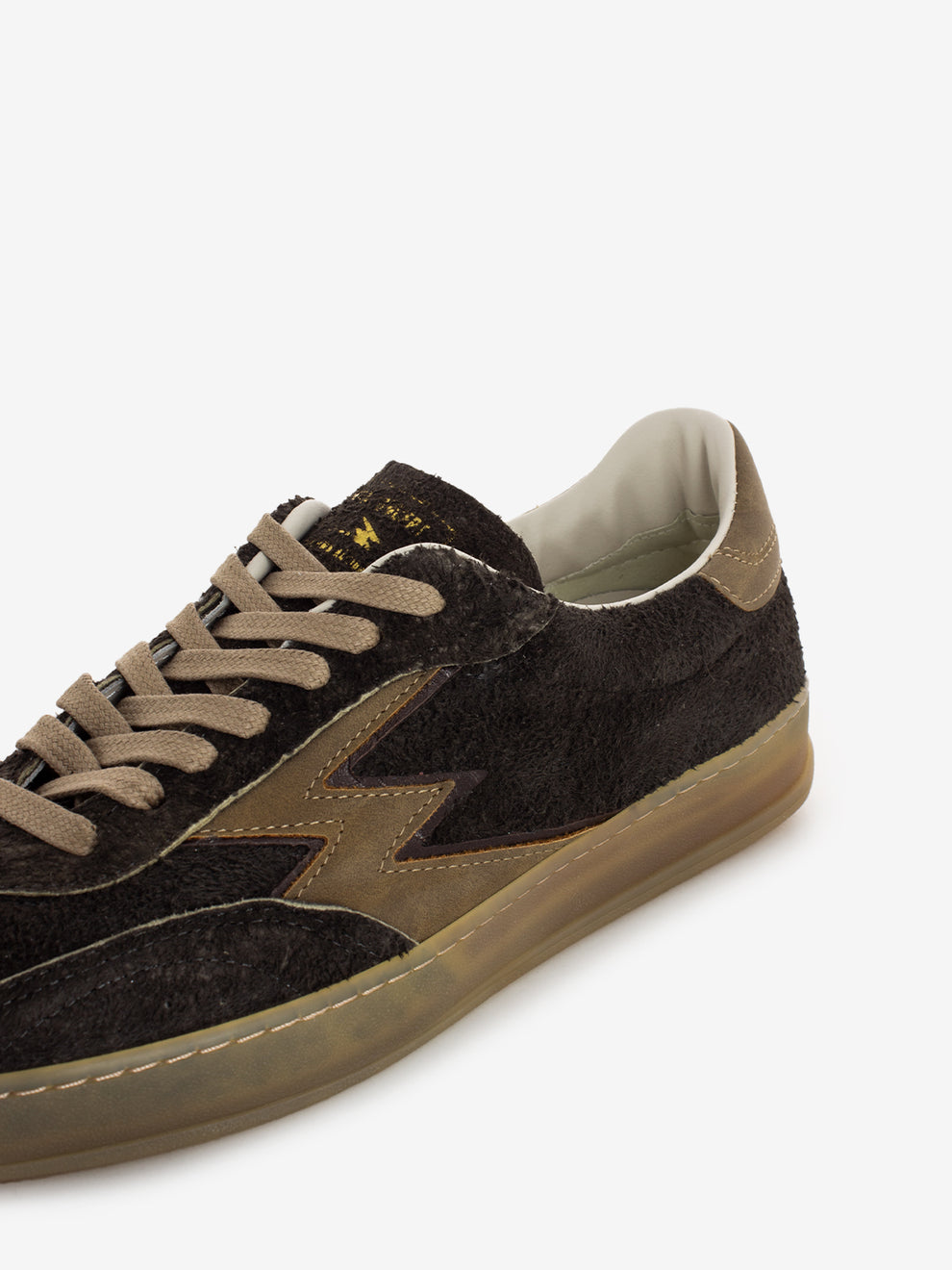 SCRATCHED SUEDE MOKA SNEAKER CL171M_MORO