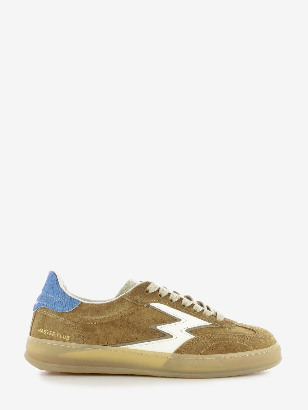 Sneakers electric blue / horsy tobacco