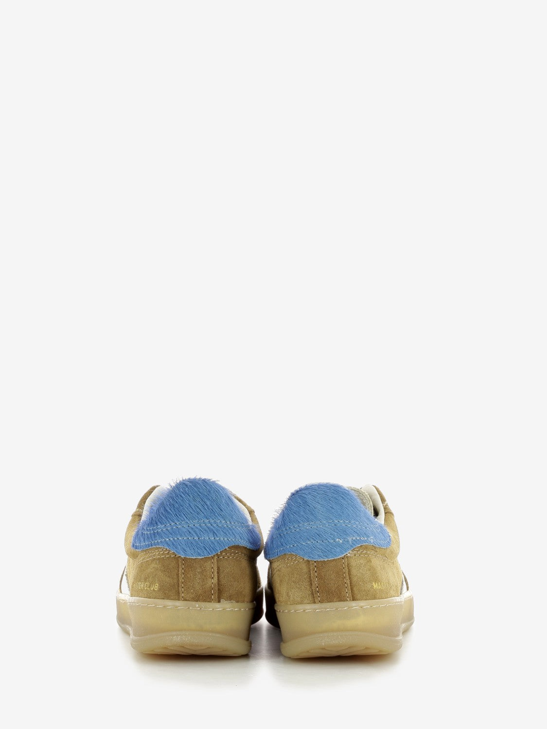 Sneakers electric blue / horsy tobacco