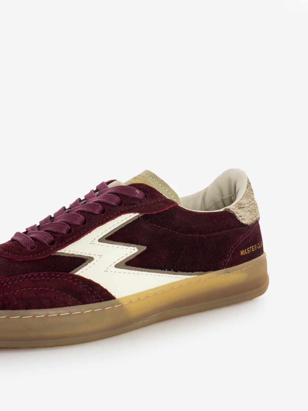 Master Club burgundy suede sneakers