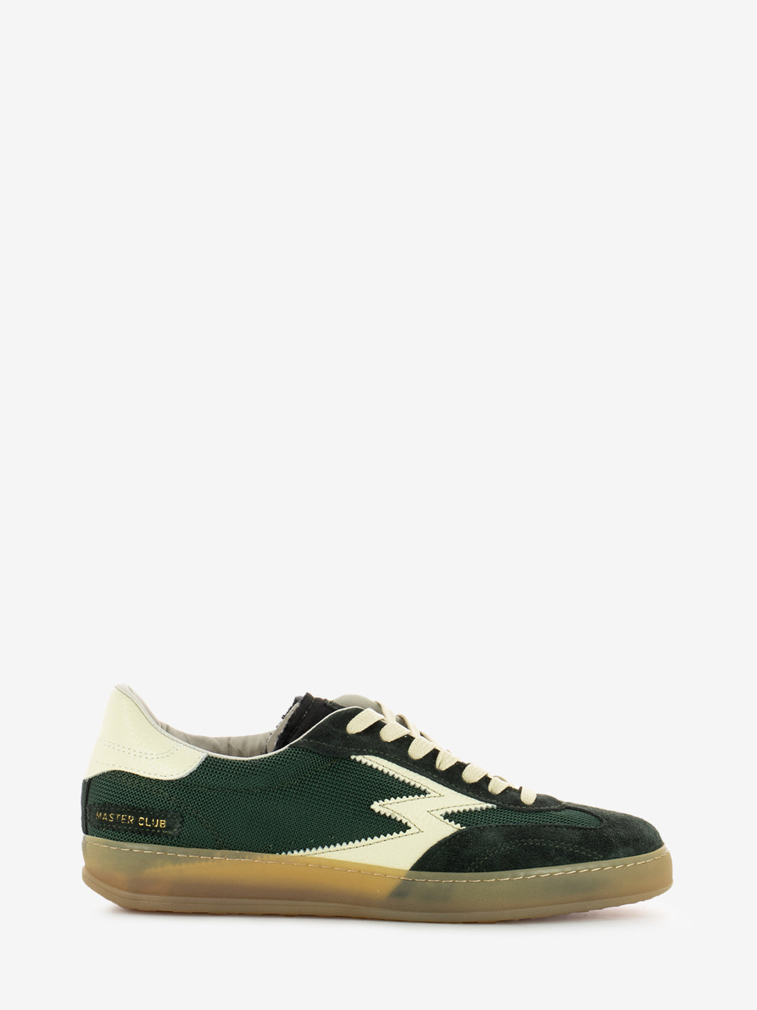 Sneakers in tessuto tecnico verdi