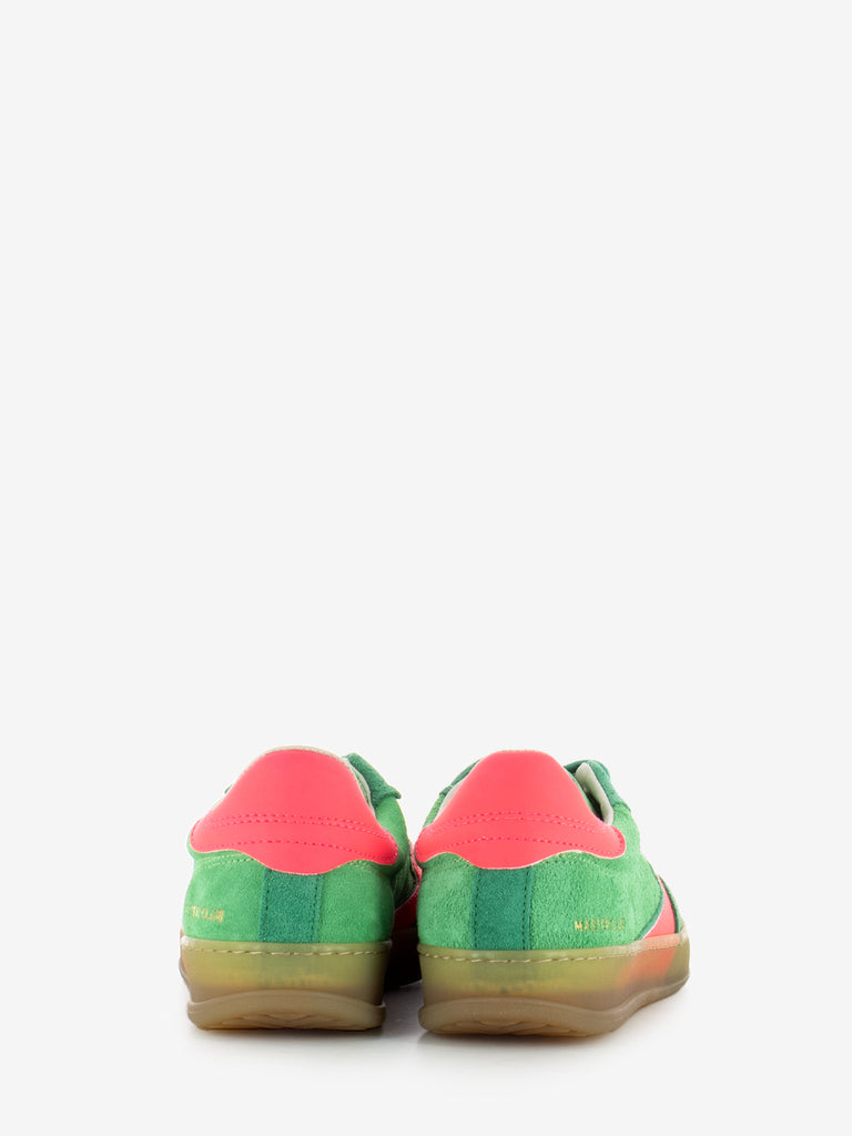 MOACONCEPT - Sneakers Master Club verde / fuxia fluo