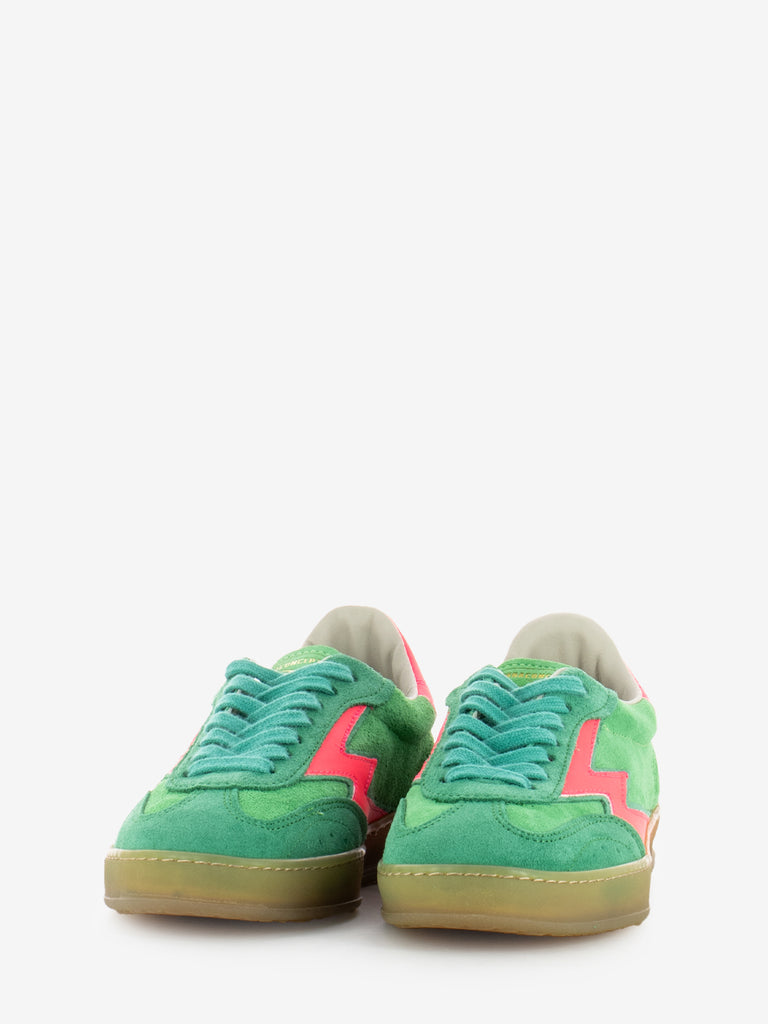 MOACONCEPT - Sneakers Master Club verde / fuxia fluo