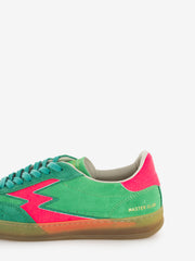 MOACONCEPT - Sneakers Master Club verde / fuxia fluo