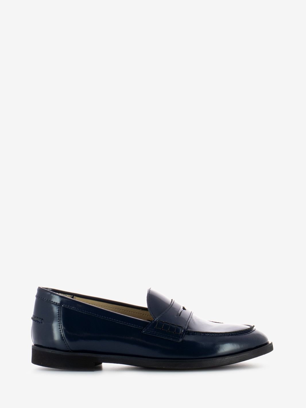 Mocassino spazzolato blu