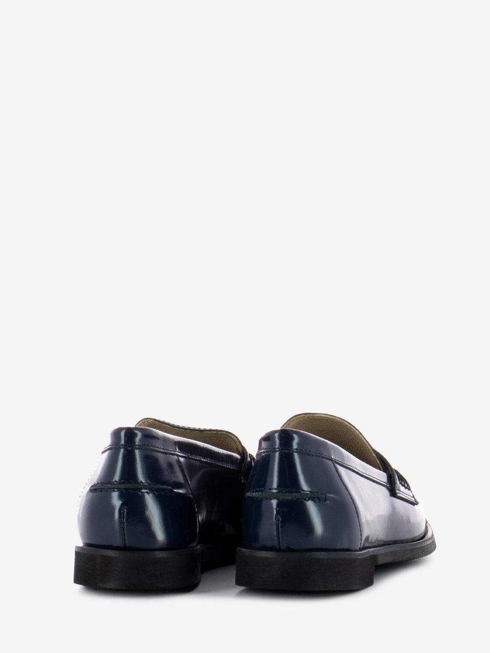 Mocassino spazzolato blu