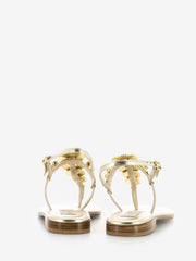 MODA POSITANO - Sandali con gioiello glicine