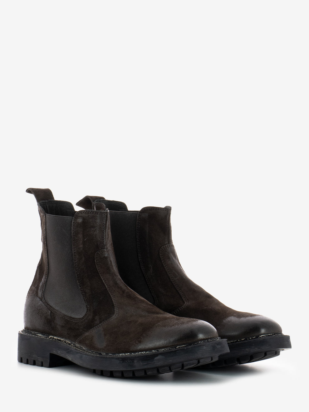 Dark Brown Suede Beatles