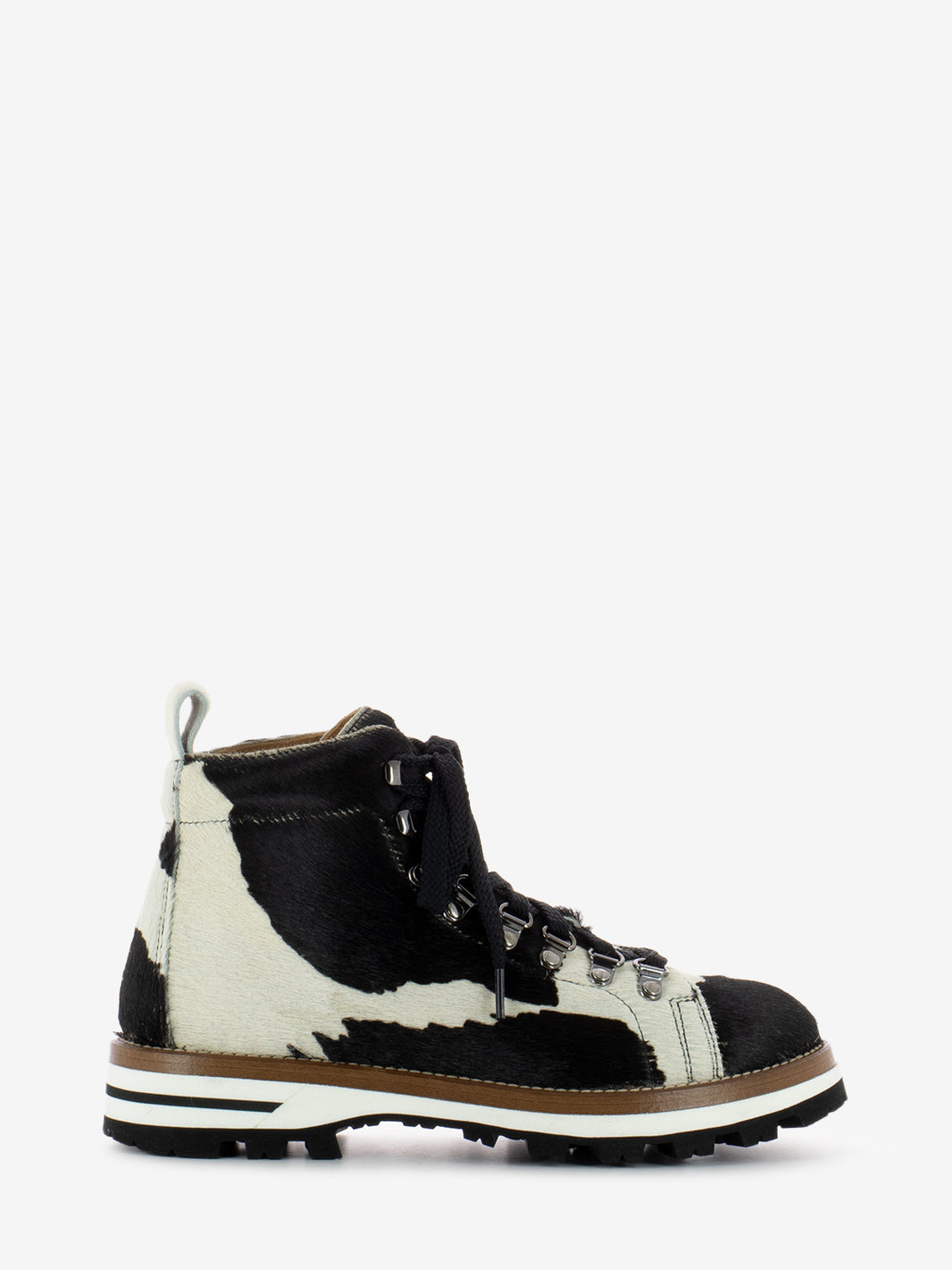 Pedula Falcade cavallino animalier bianco / nero