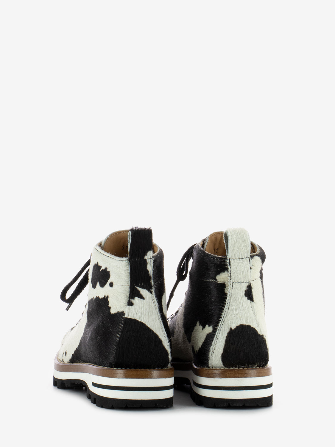 Pedula Falcade cavallino animalier bianco / nero