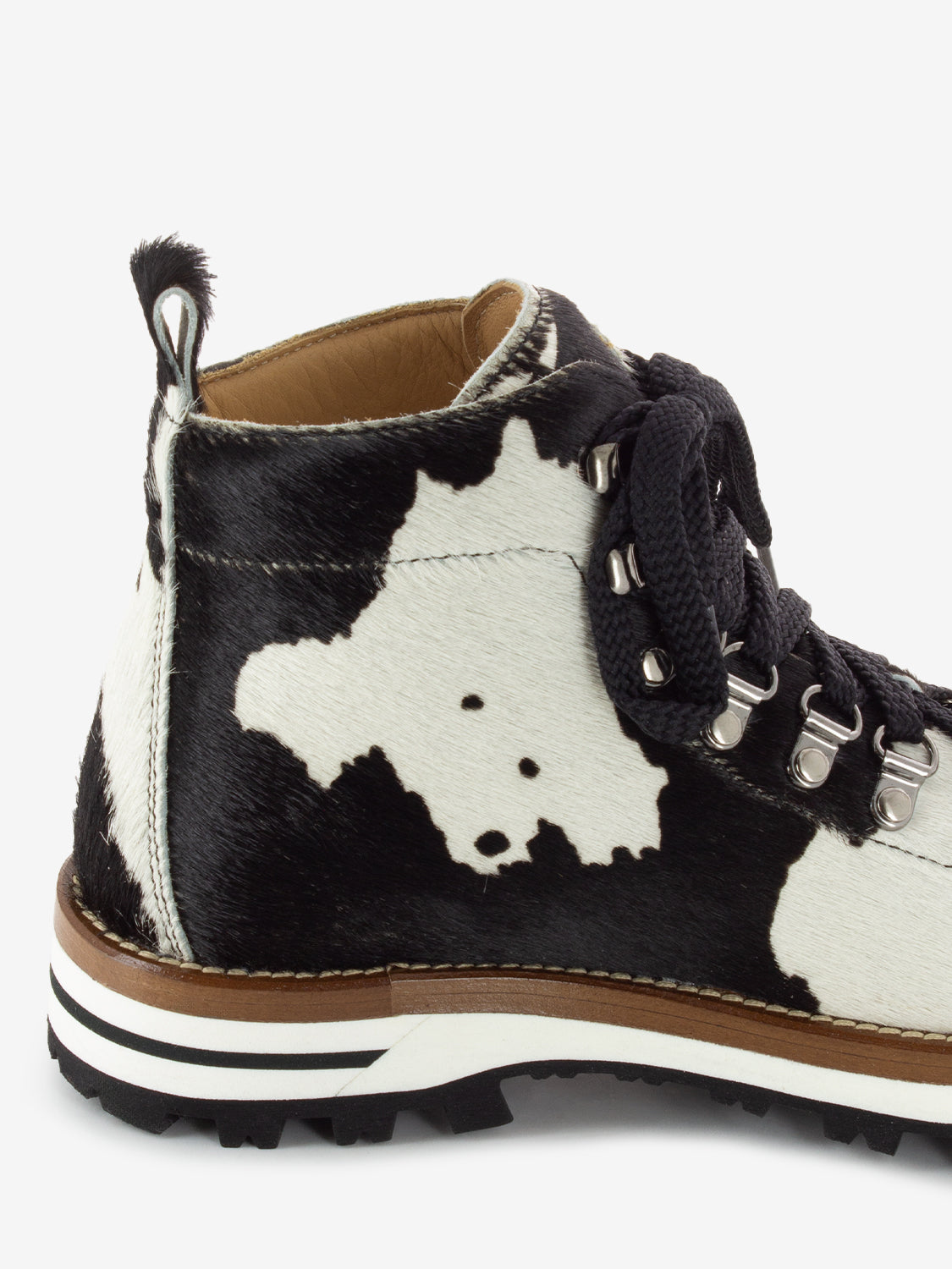 Pedula Falcade cavallino animalier bianco / nero