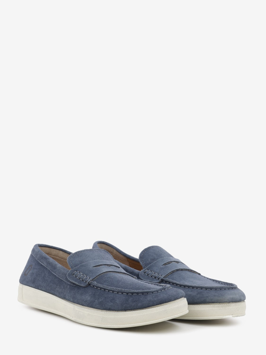 Mocassini in suede Robin blu