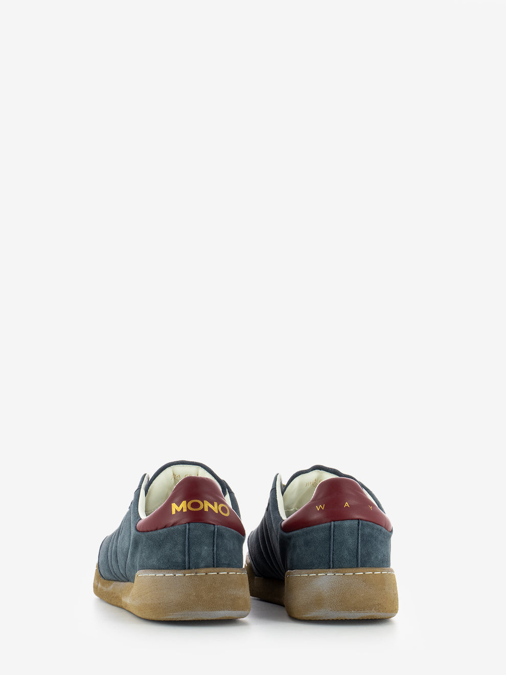 Sneakers in camoscio blu