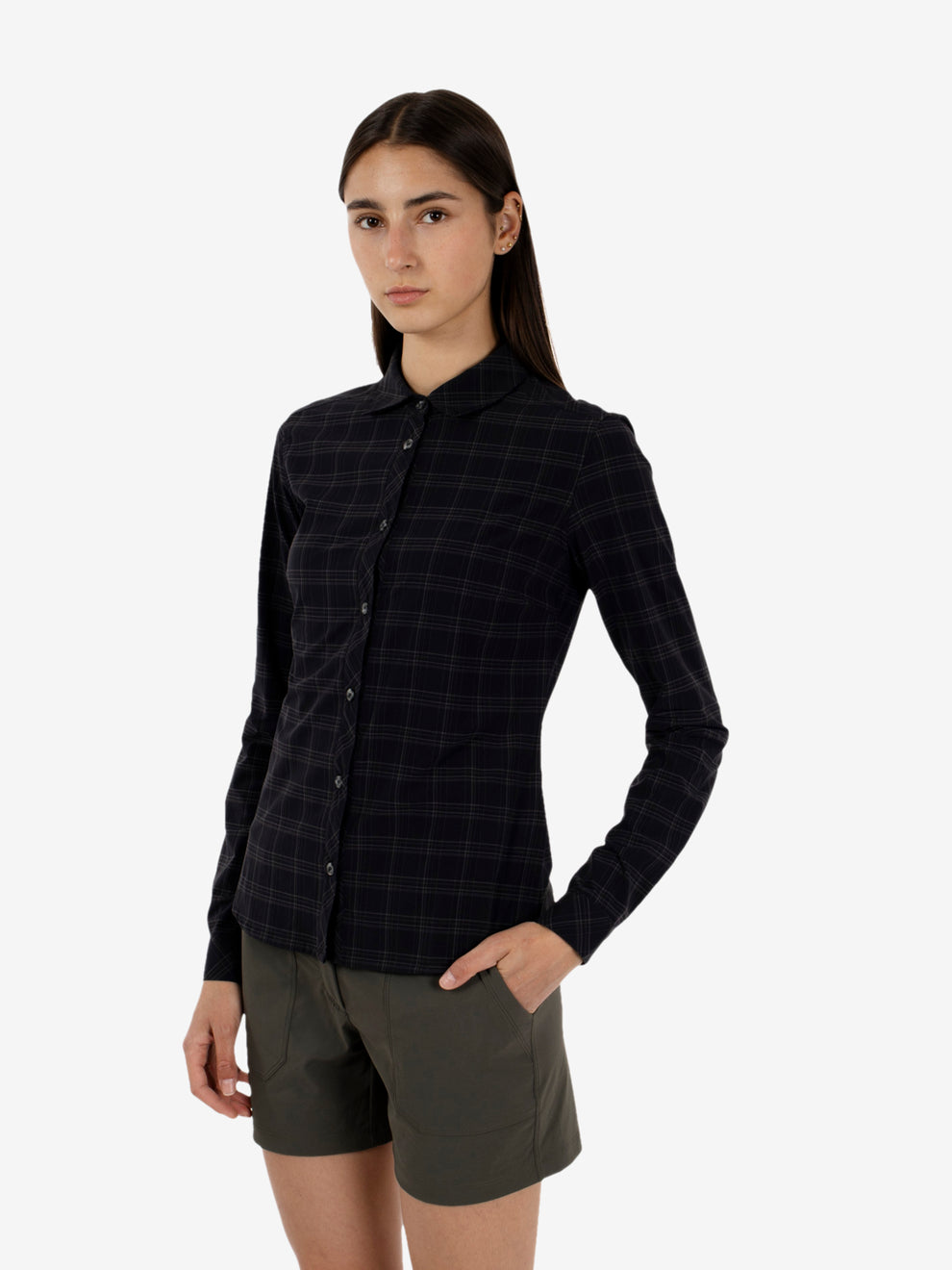 Camelia 2 slate shirt