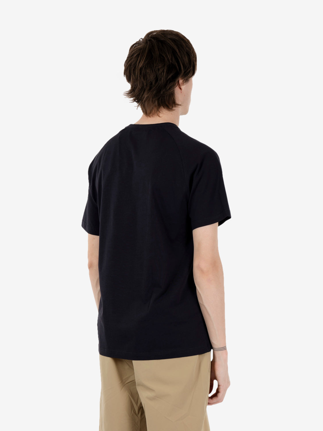 Minimal logo t-shirt ardesia delavè
