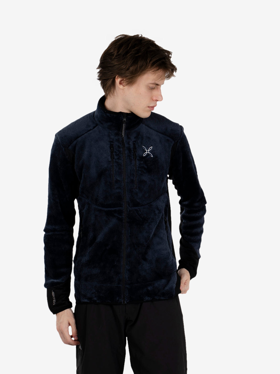 Nordic fleece jacket blueberry