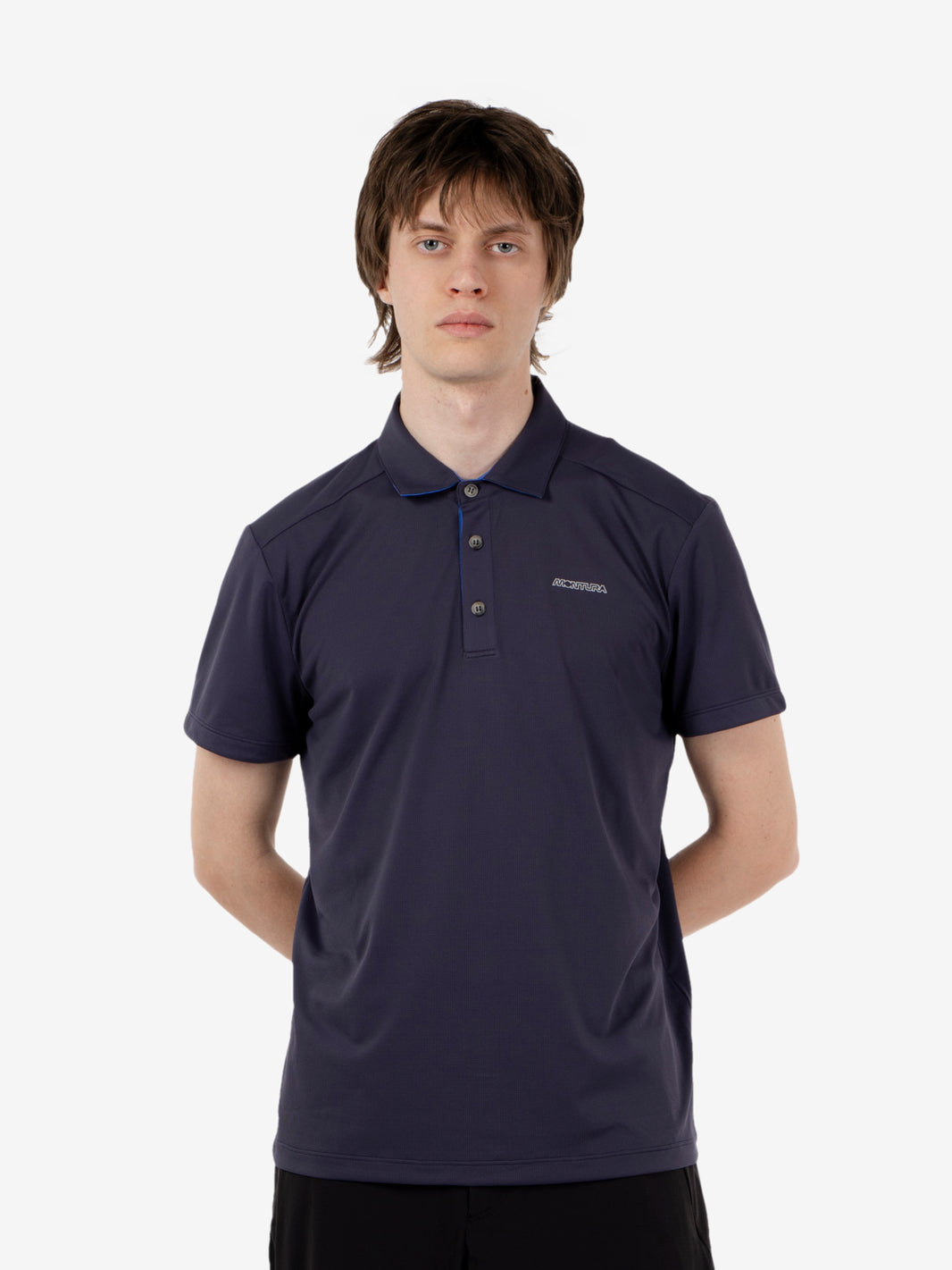 Outdoor Perform polo graphite blu