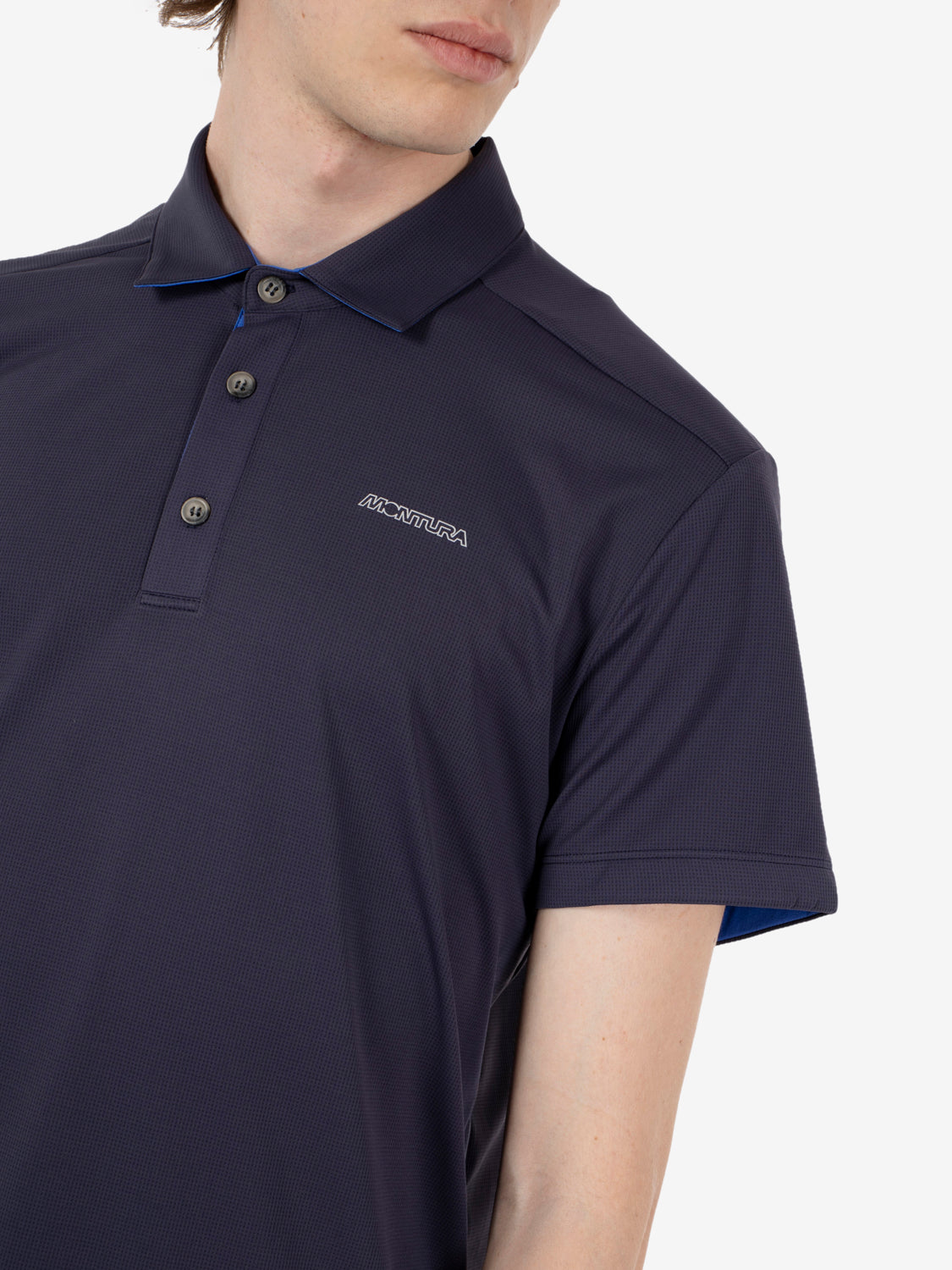 Outdoor Perform polo graphite blu