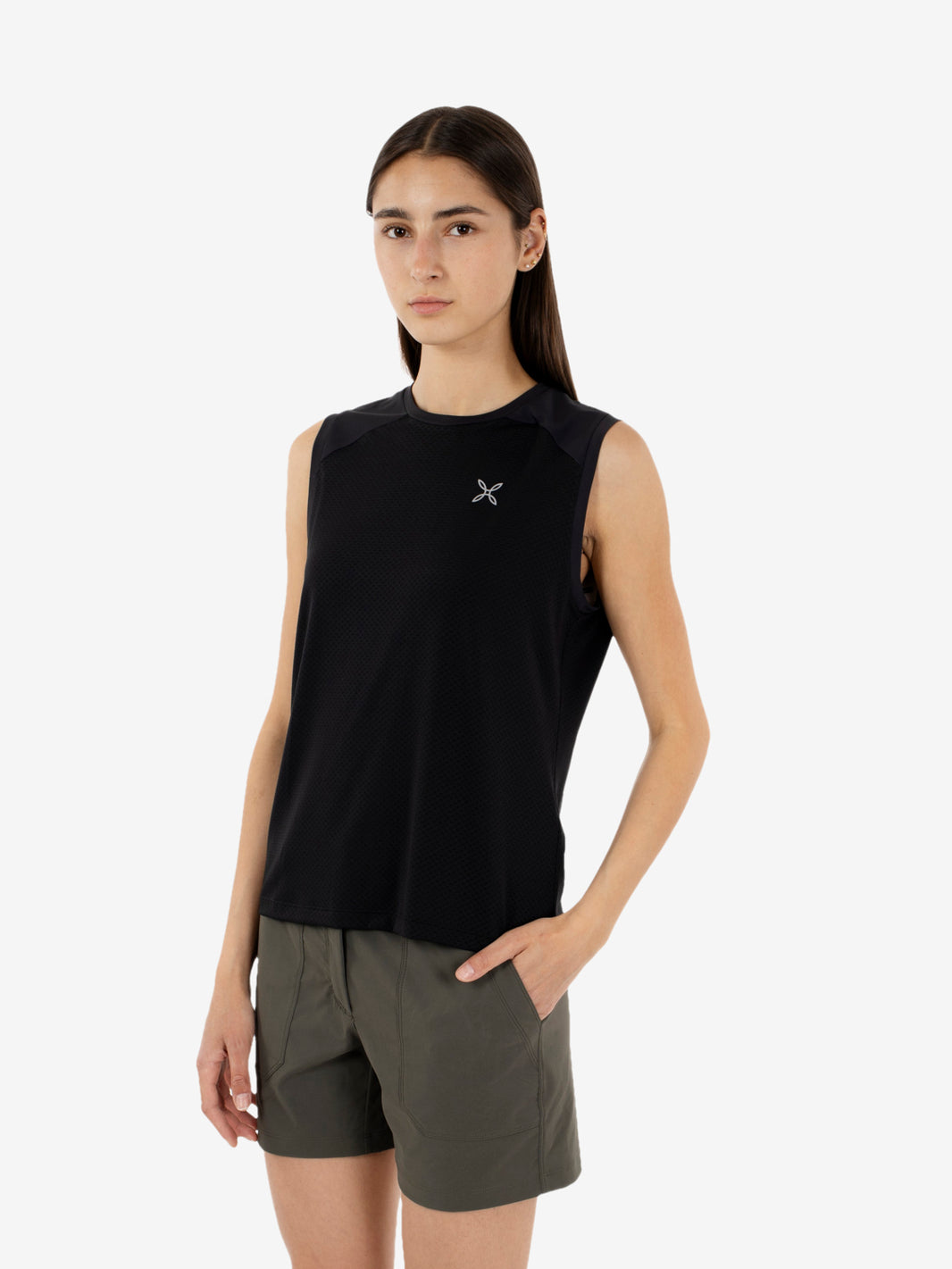 Rise tank top black