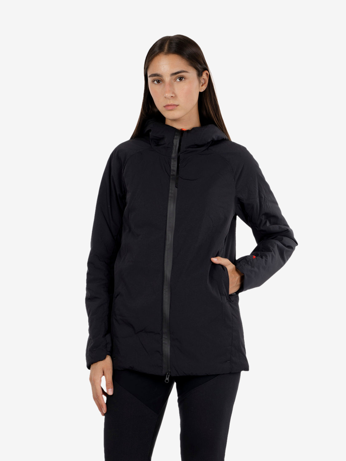 Versante comf hooded jacket ardesia