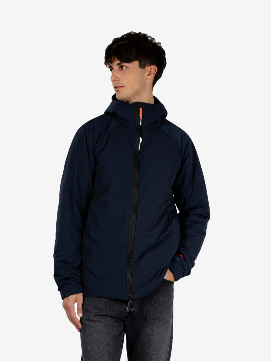 Versante Comfortemp hooded jacket blueberry