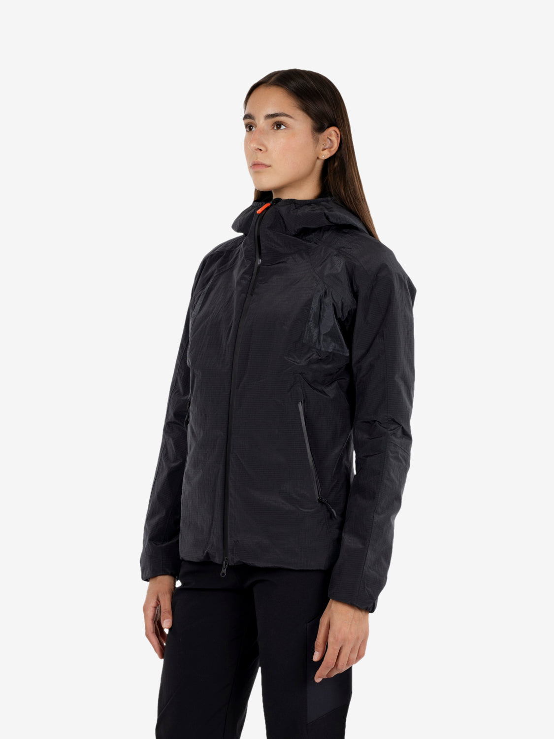 Versante Sky hooded jacket black