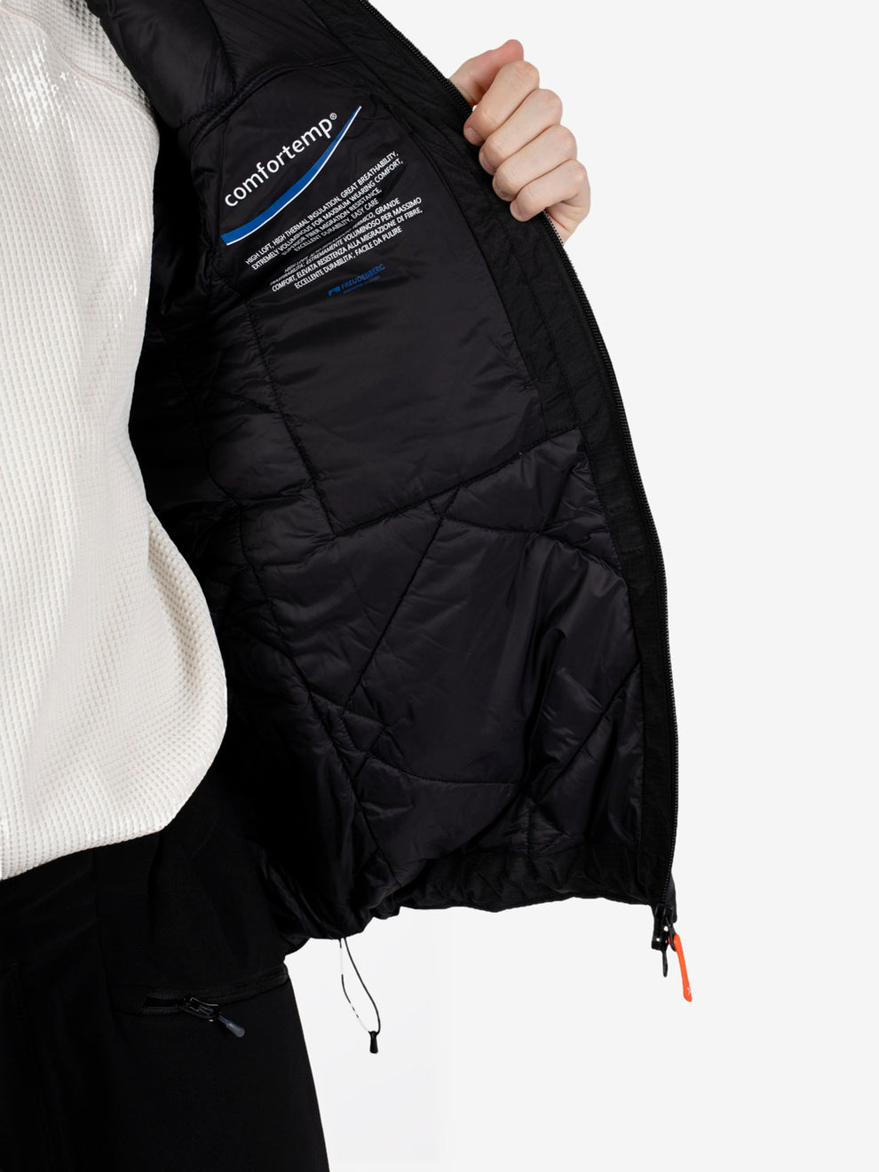 Versante Sky Hooded jacket black