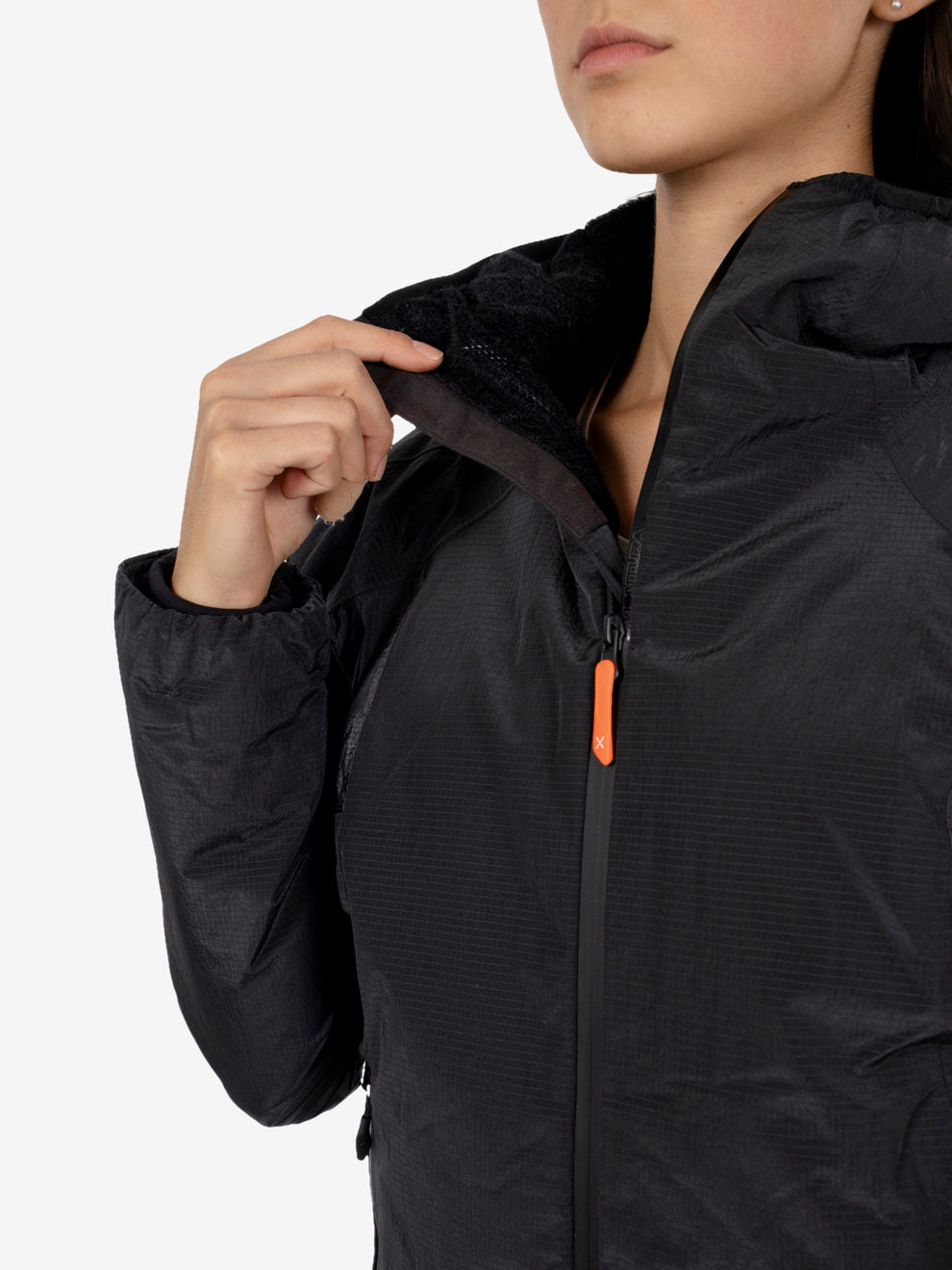 Versante Sky hooded jacket black