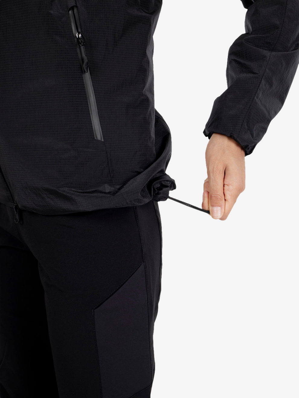 Versante Sky hooded jacket black