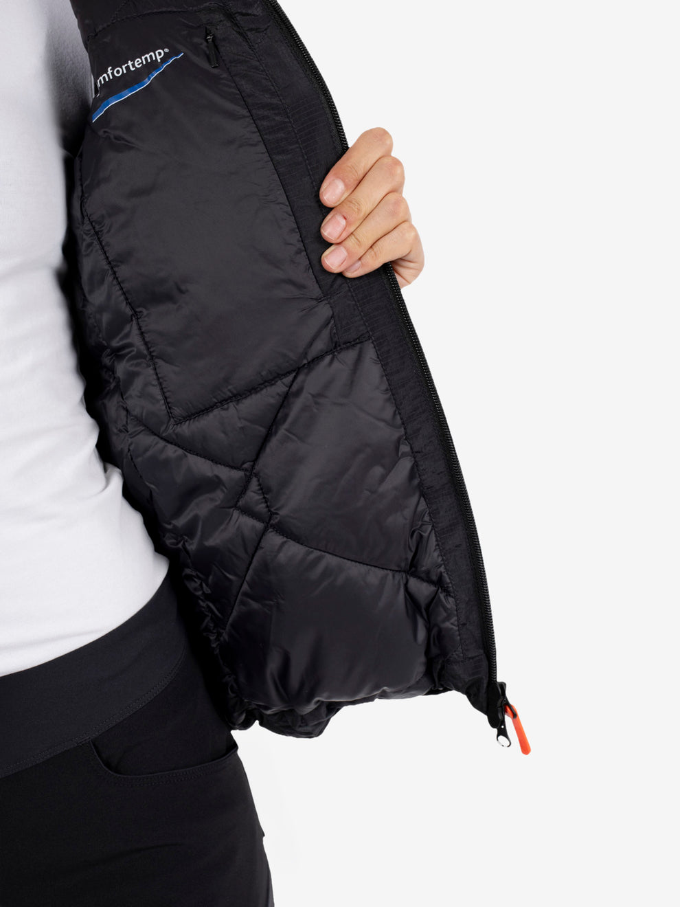Versante Sky hooded jacket black