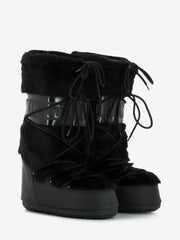 MOON BOOT - Moon boot Icon faux fur black