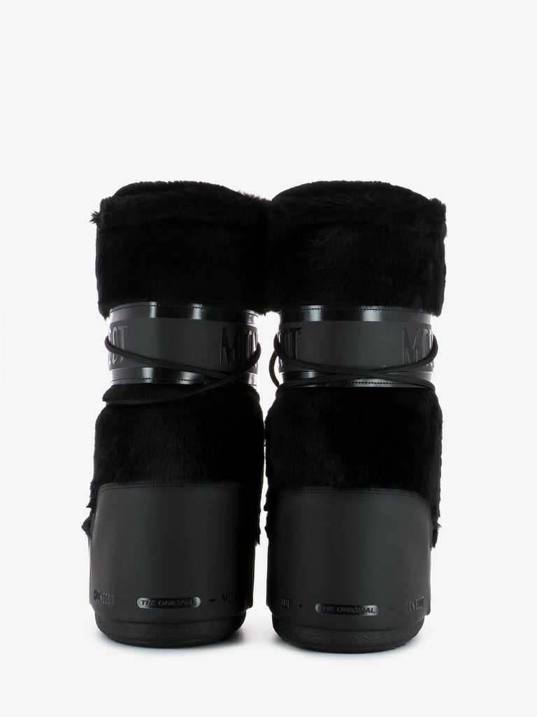 MOON BOOT - Moon boot Icon faux fur black