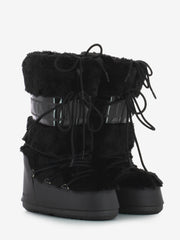 MOON BOOT - MB Icon faux fur black