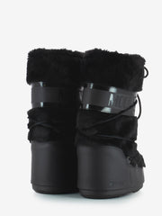 MOON BOOT - MB Icon faux fur black