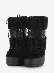 MOON BOOT - MB Icon faux fur black