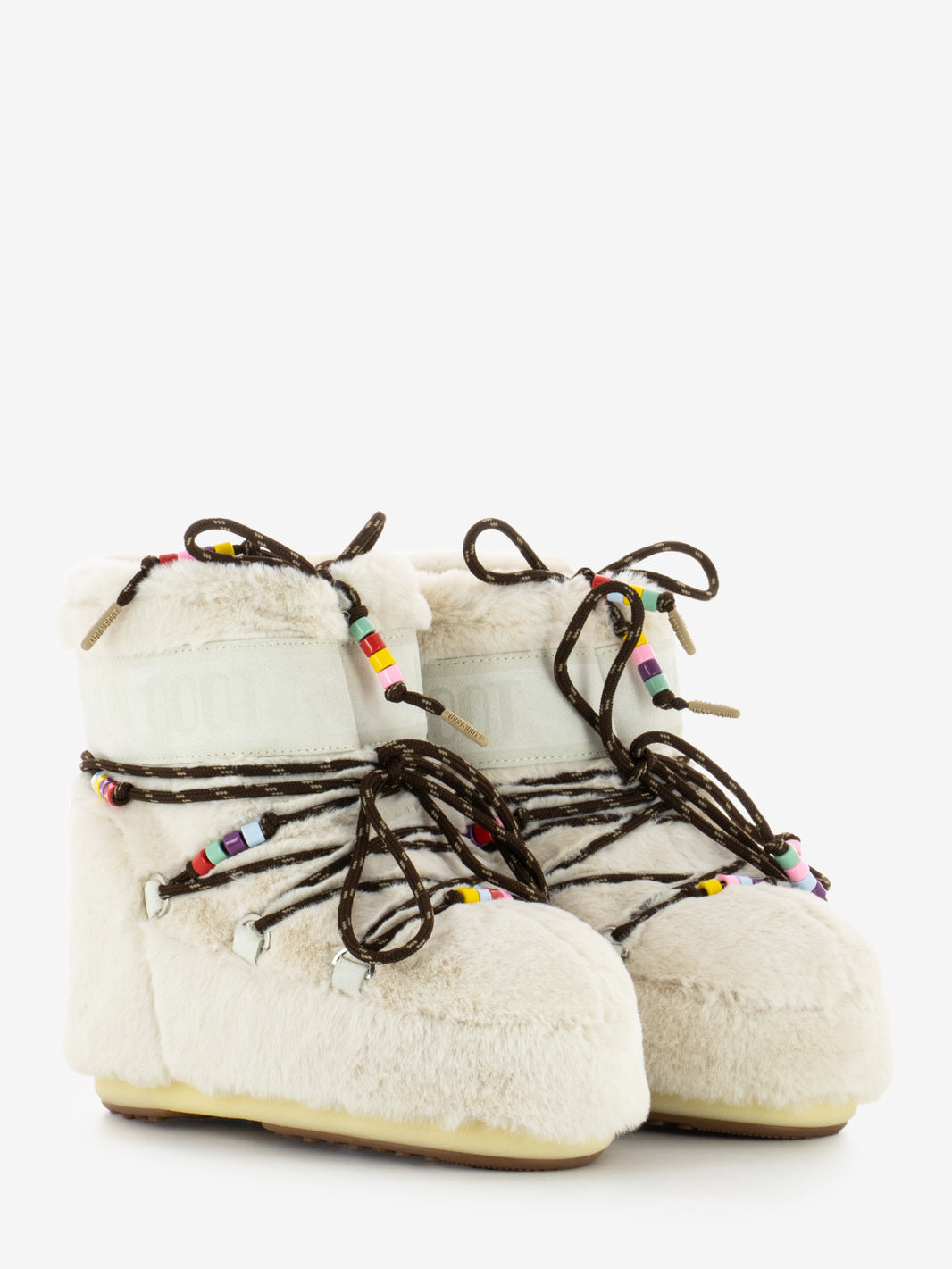 MB Icon low faux breads fur cream