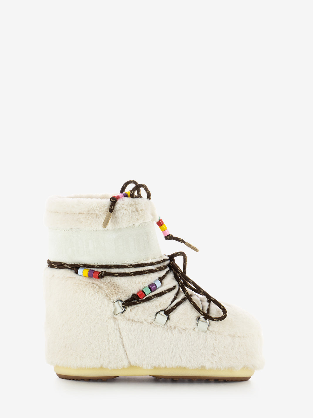 MB Icon low faux breads fur cream
