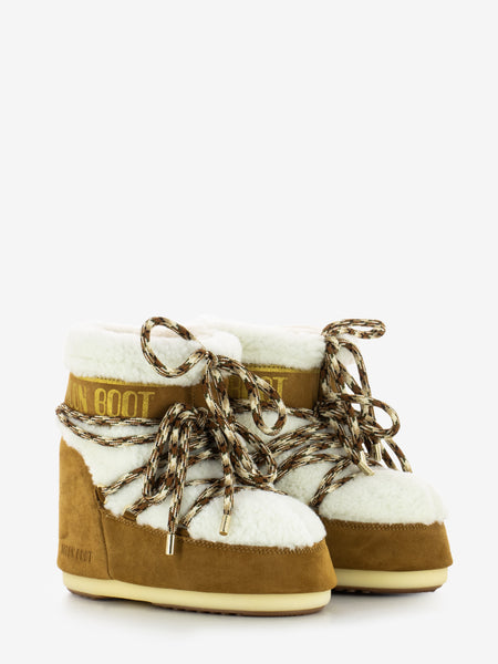 MB Icon low shearling whisky / off white