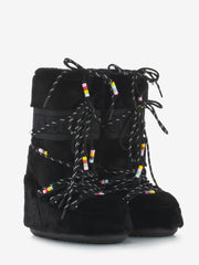 MOON BOOT - MB Original Icon faux fur black